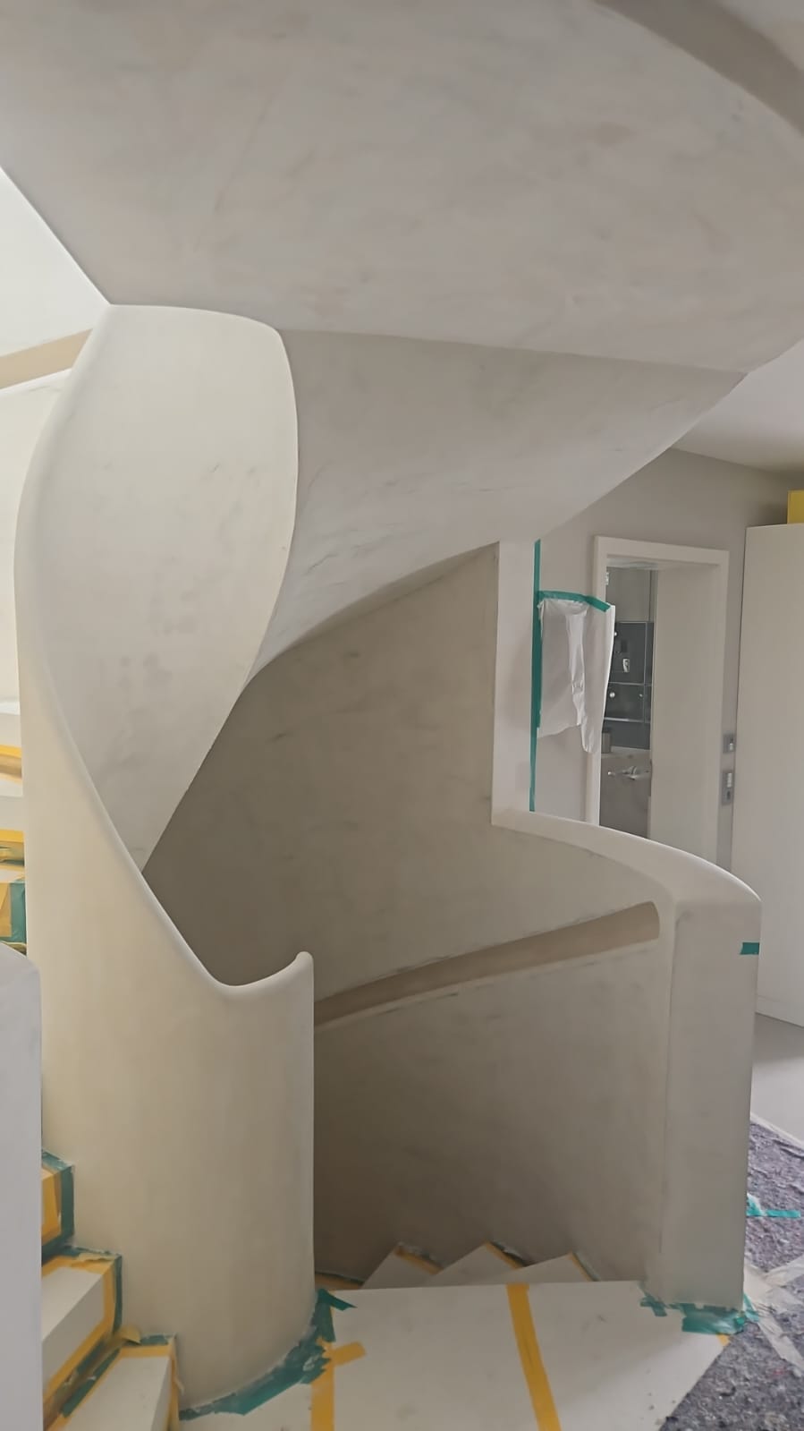 Renovierung einer Wendeltreppe